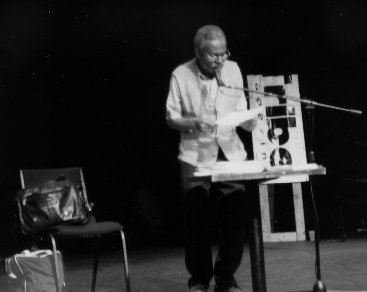 Amiri Baraka New Orleans 1996 - photo by Casey Cyr