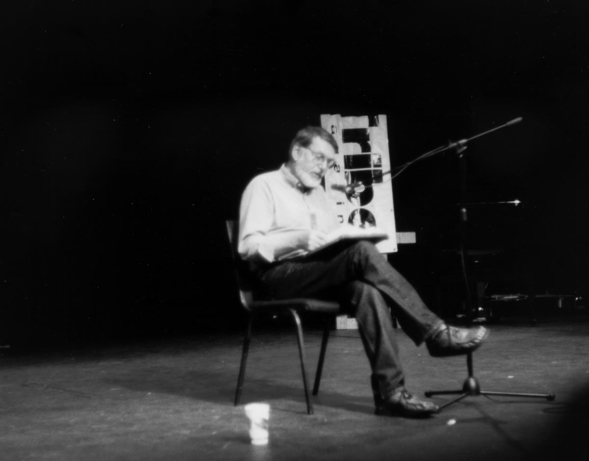 Robert Creeley New Orleans 1996 - photo by Casey Cyr