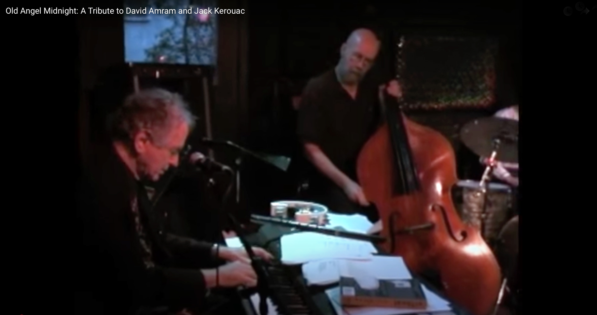 David Amram, Kevin Twigg, John DeWitt, Old Angel Midnight Reading HOWL Festival 2004 NYC